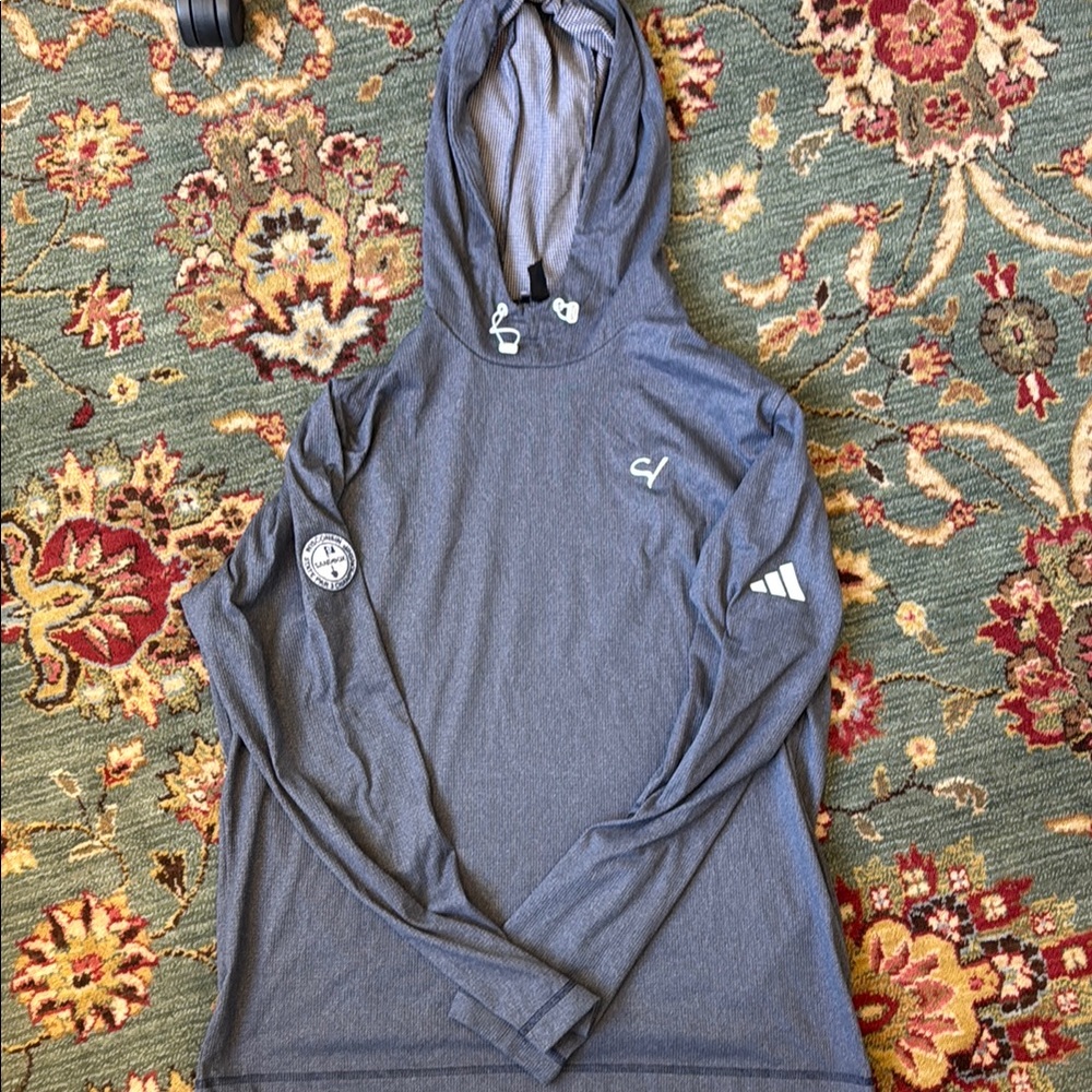 Adidas Blue Long Sleeve Hoodie - Sand Valley